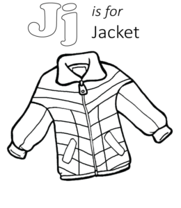 ONLINE COLORING - Jacket for kids